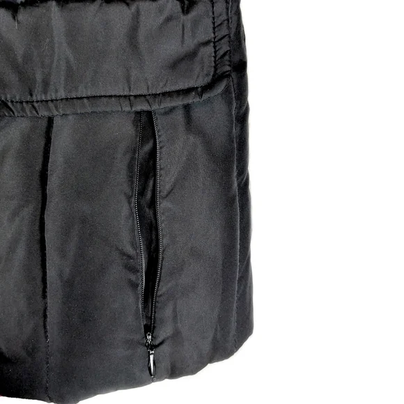 Kenneth Cole Reaction Womens Black Zip Down Puffer Jacket Sz XS - Picture 6 of 8